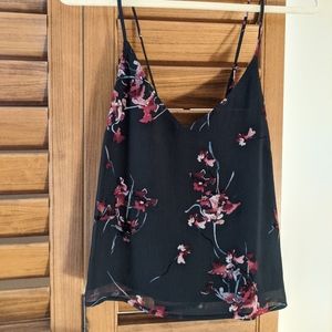 Beautiful Black Swan loose fitting flowy tank top
